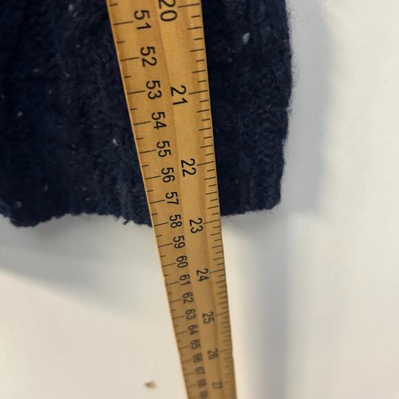 Sonoma 100% Wool V-Neck Pullover Blue Knit Comfy Sweater Women’s Size Large - Picture 5 of 5